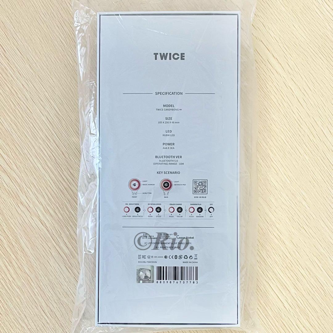 公式 TWICE 最新 ペンライト VER.3 新品 CANDYBONG ∞