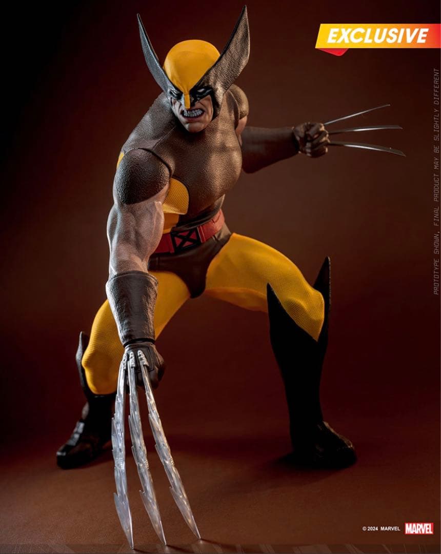 新品 炎スタジオ ウルヴァリン ブラウンスーツ マーベル・コミック ホットトイズ