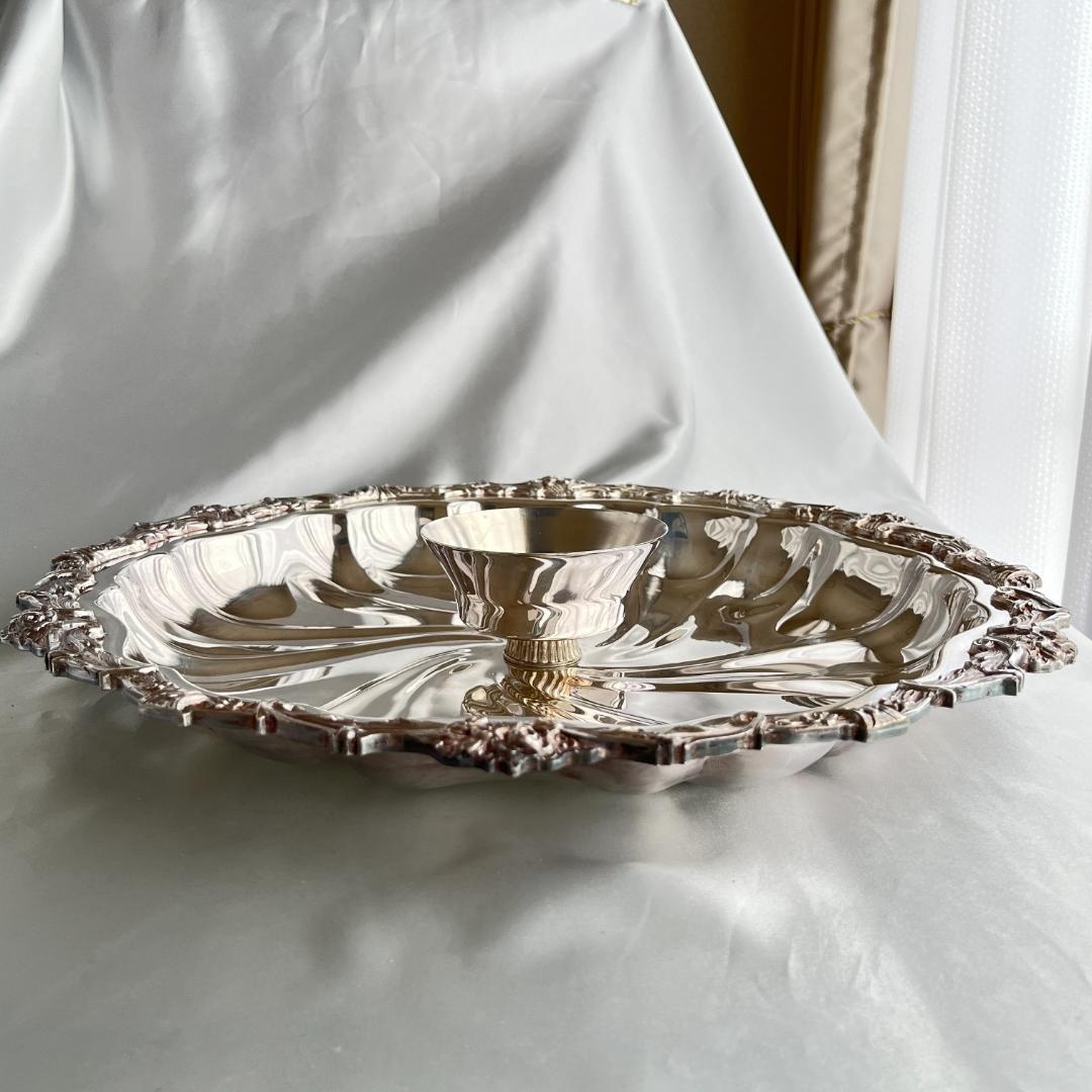 【Crown Silver Co】 オードブルサーバー 直径40cm！！