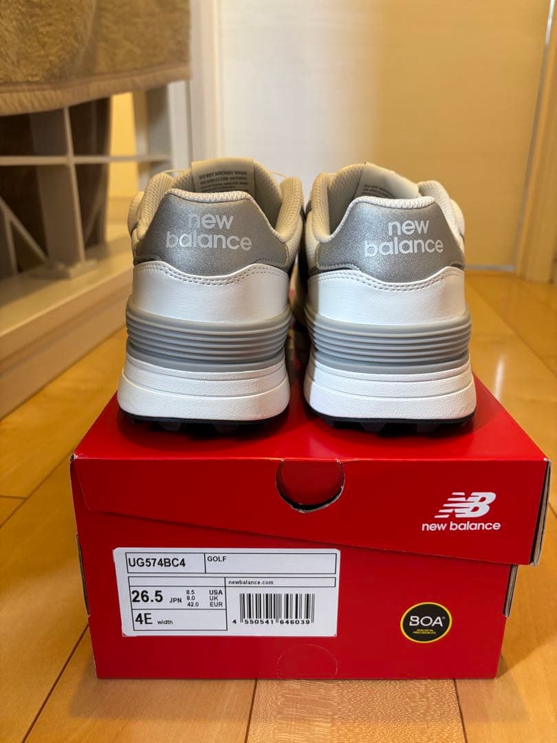 New Balance 574 ホワイト/グレー