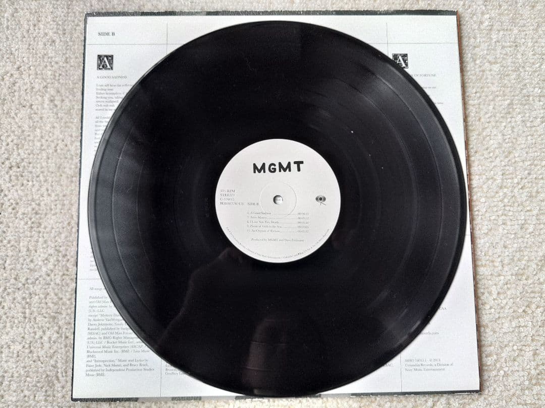 MGMT MGMT　LPレコード