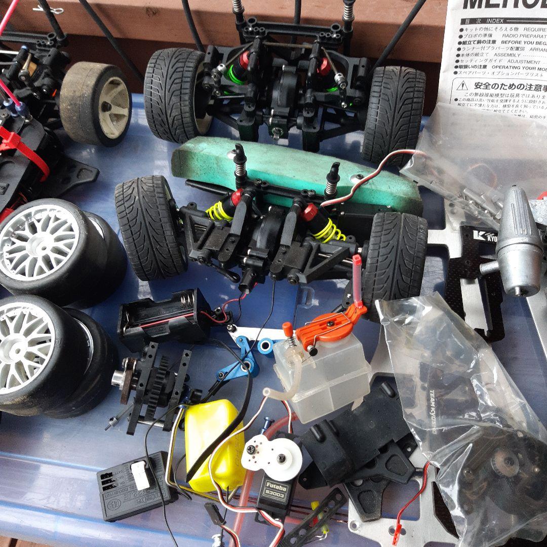 あ*あ様 ジャンク品　京商スーパー10 2台ぶん&OSエンジン 2スピードなど