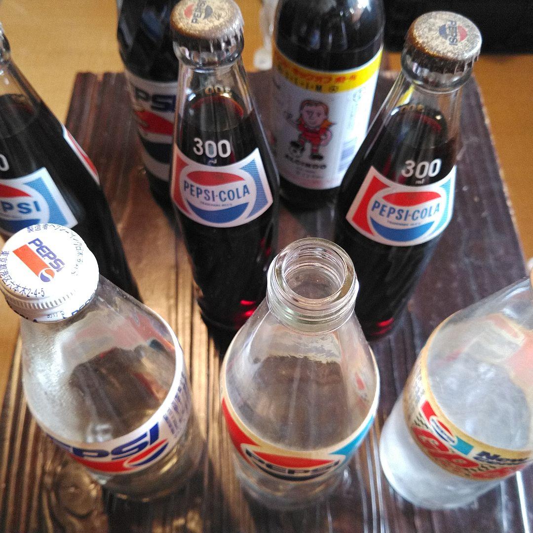 80s,90s,ペプシ,pepsiビンテージボトル10本セット❗