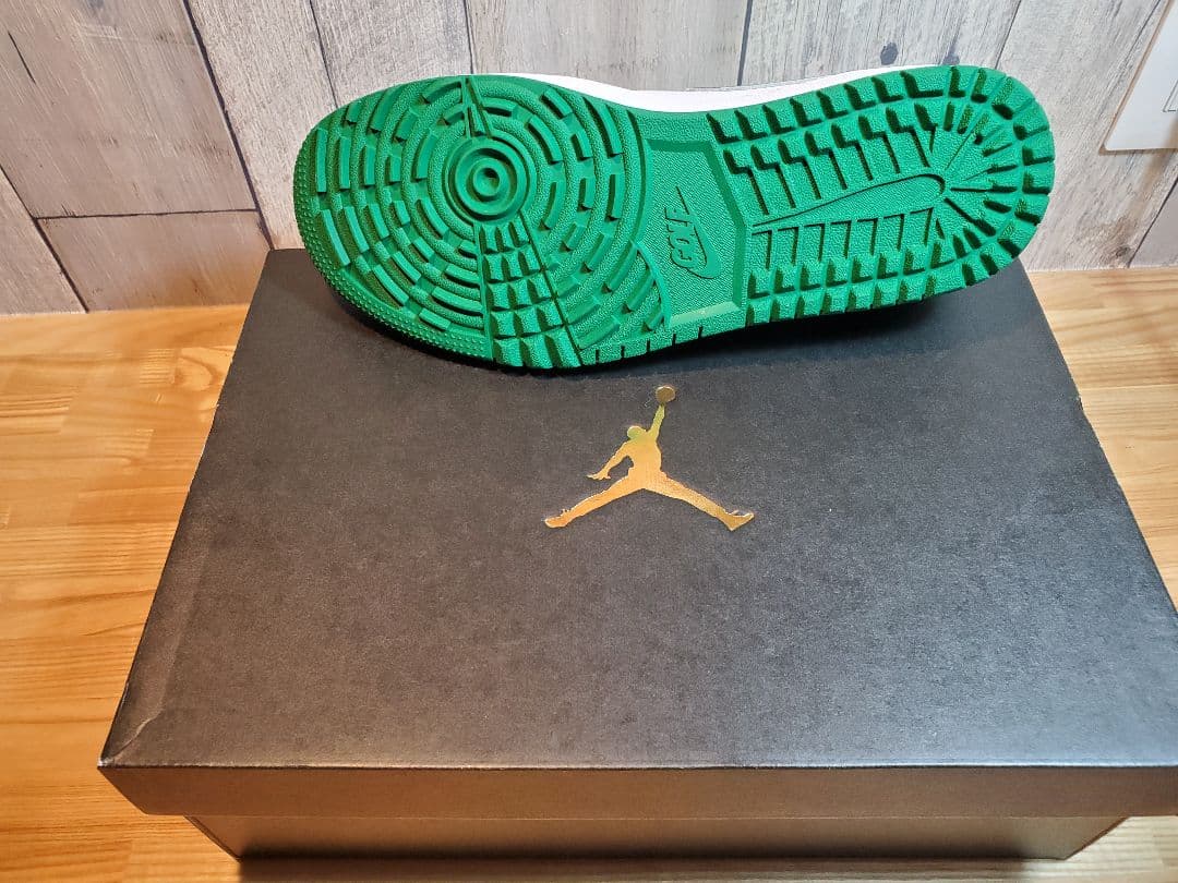 AIR JORDAN 1 HIGH G 9.5 ホワイト/グリーン