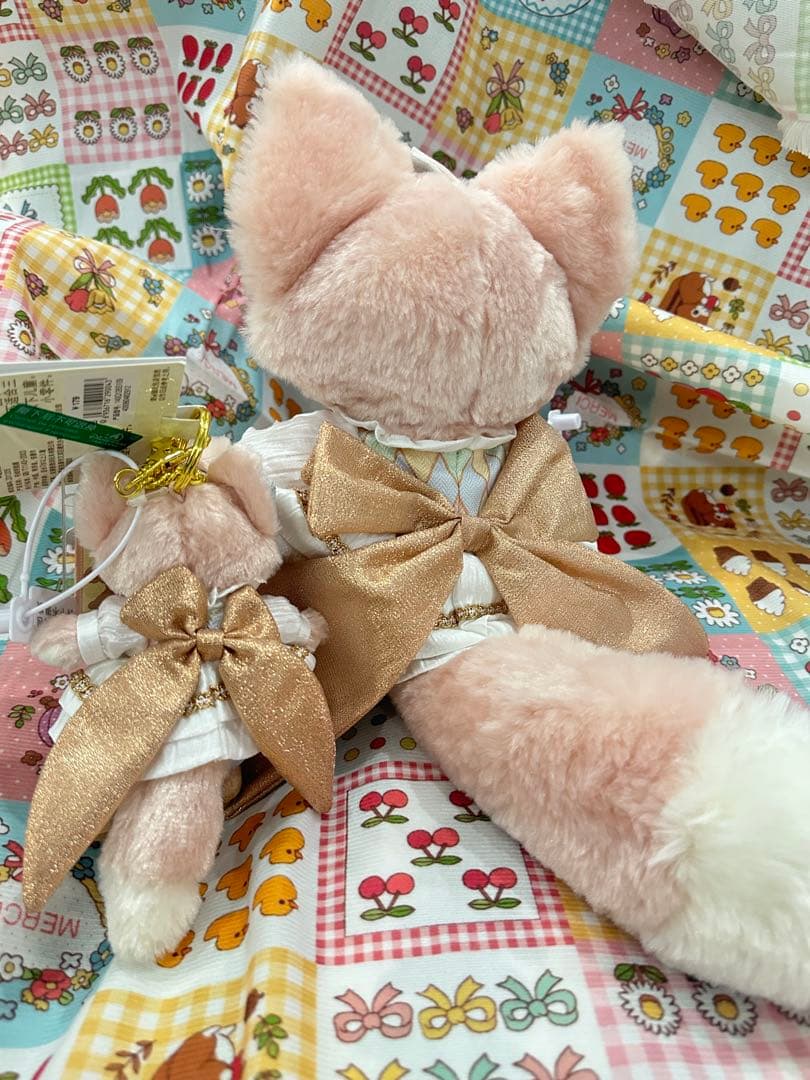 上海ディズニー　バースデー　リーナベルぬいぐるみSSサイズ キーチェーン