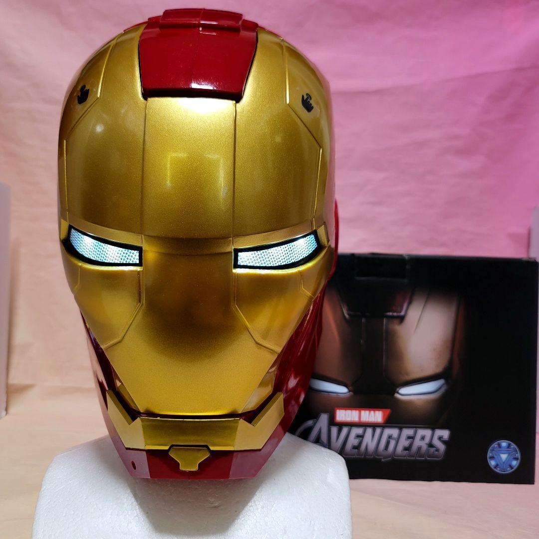 【アイアンマン】新品 タッチ開閉 サウンド LED 1/1 ヘルメット マスク