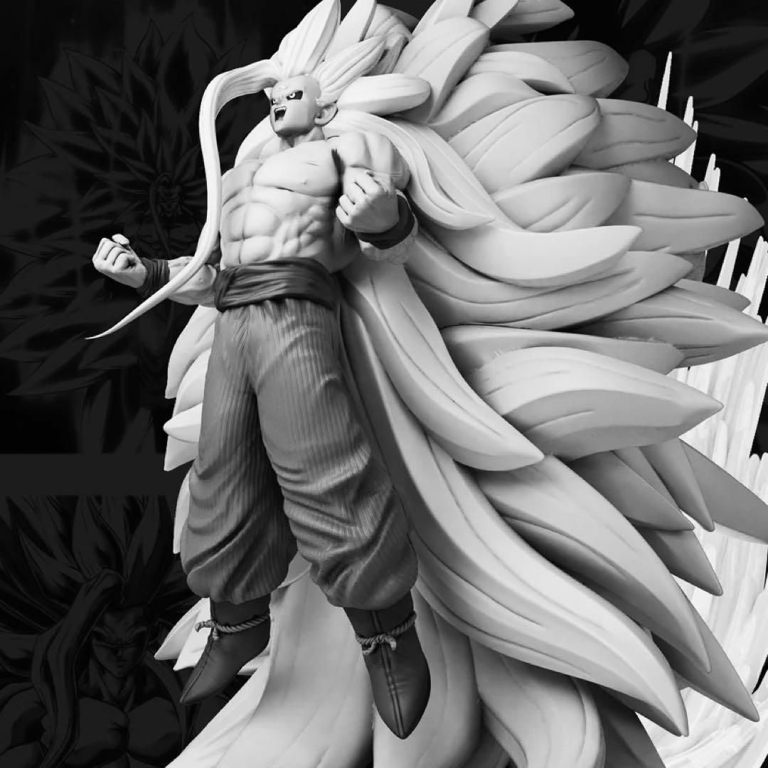 ガレージキット　未塗装未組立　ドラゴンボール　スーパーサイヤ人　1／6スケール