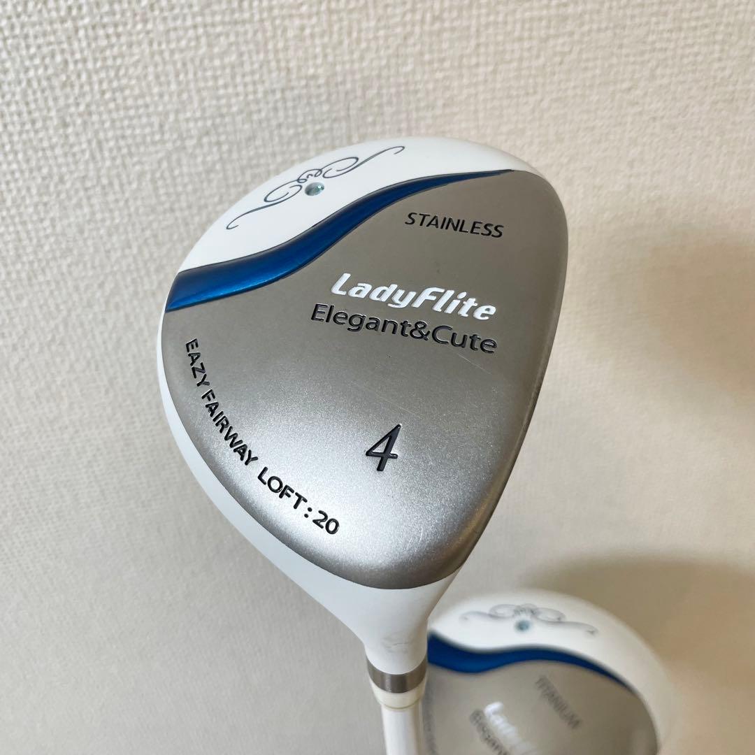 LadyFlite レディース ゴルフ ハーフセット　フレックスL 8本