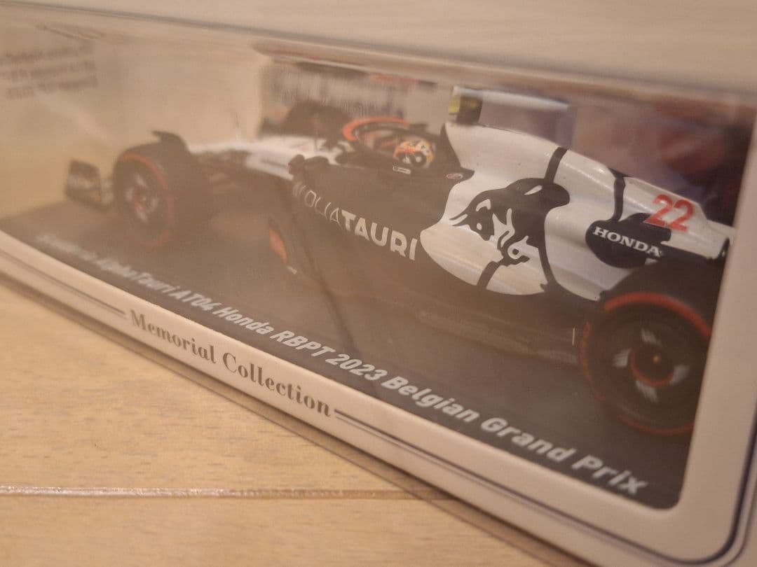 未開封】特注スパーク 1/43 アルファタウリ AT04 ベルギーGP 角田裕毅