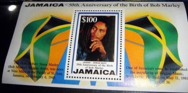 Bob Marley ボブ・マーリー 生誕50周年記念切手 セット