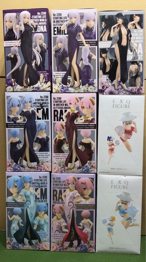 早いもの勝ち　プライズ景品　Re:ゼロから始める異世界生活 　フィギュア15体