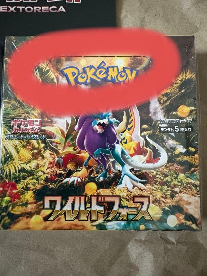 ポケモンカード シュリンク付き 2BOX 古代の咆哮 ワイルドフォース