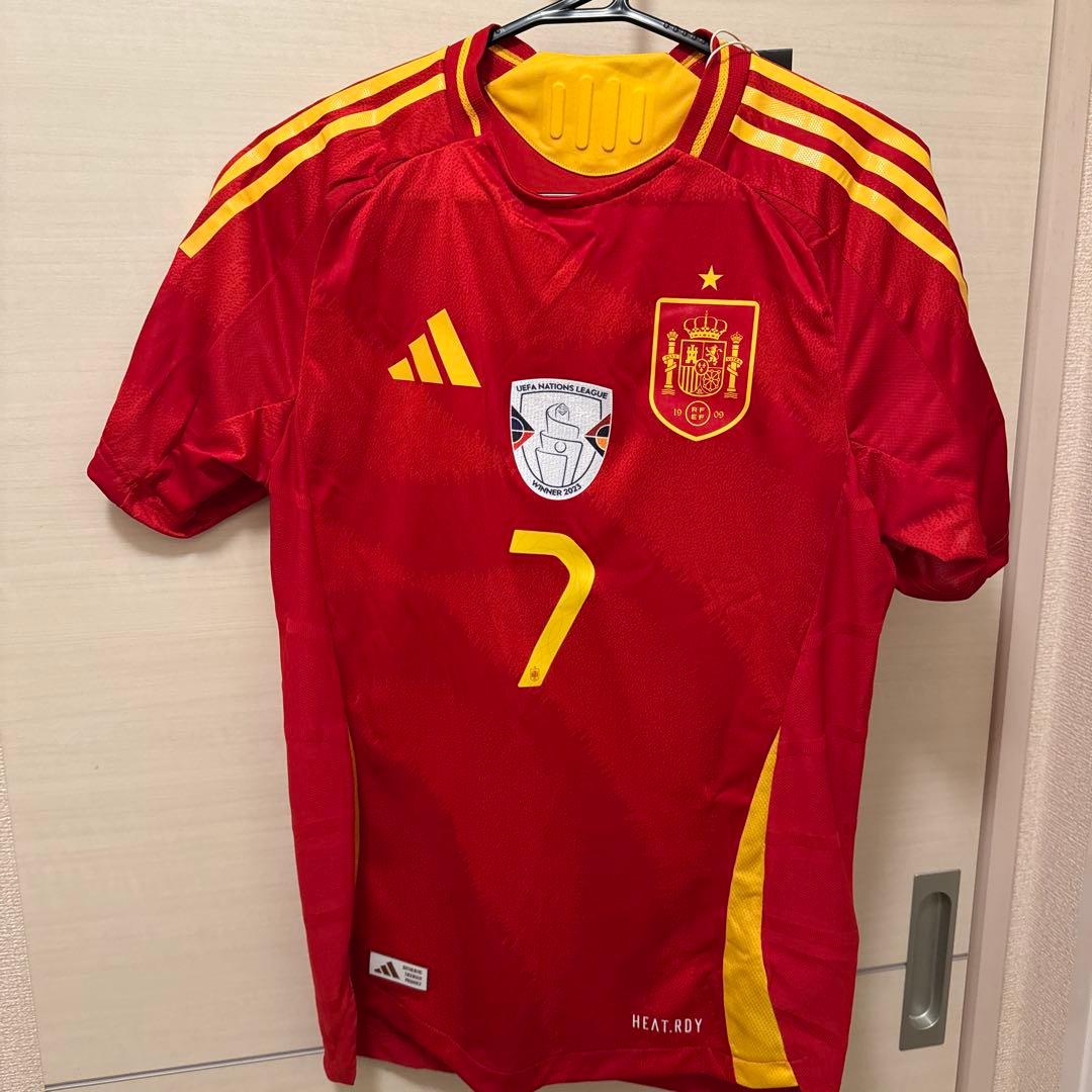 【超美品】スペイン　モラタ ユニフォームNo.7 オーセンティック　選手仕様