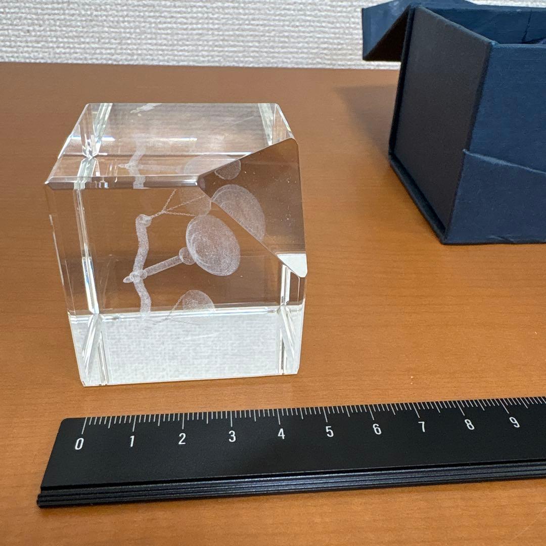 天秤デザイン クリスタルオブジェ 箱付き