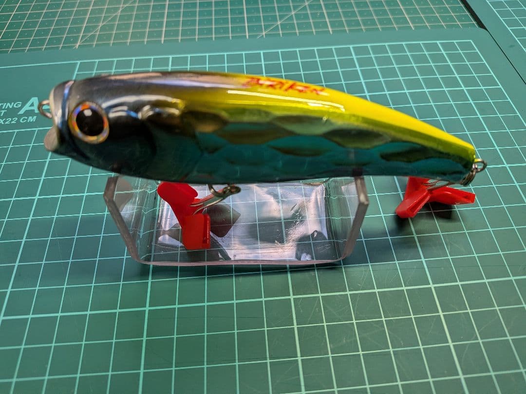 希少美品ミラクルワークスビリケンハンドメイドウッドルアー　 ウメイロ12.5cm