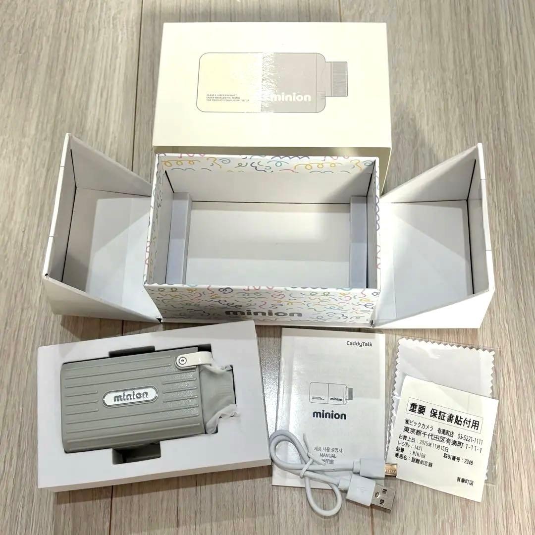 ゴルフゾン　キャディートーク　ミニオン　距離計