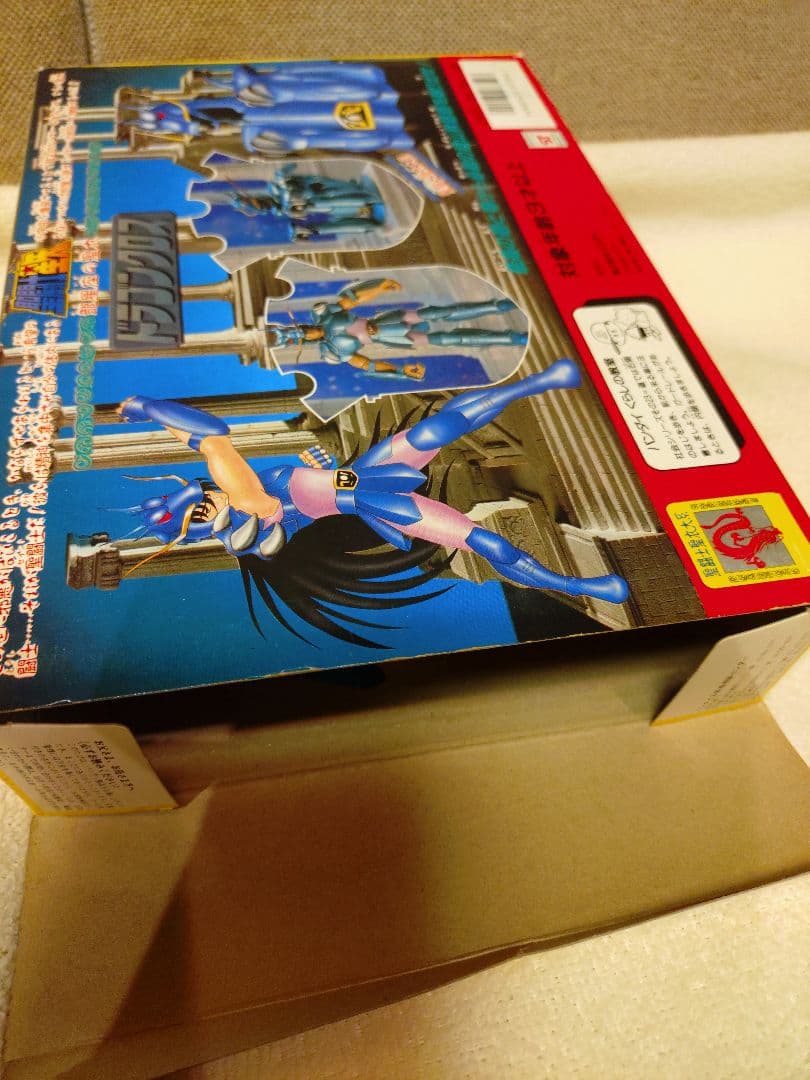 美品　激レア！当時モノ　聖闘士星矢　紫龍　ドラゴンクロス　扉絵、扉窓　1987