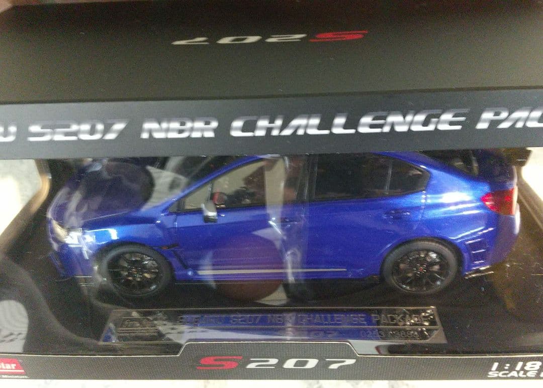 サンスター1/18スバル WRX STI S207 NBR チャレンジパッケージ