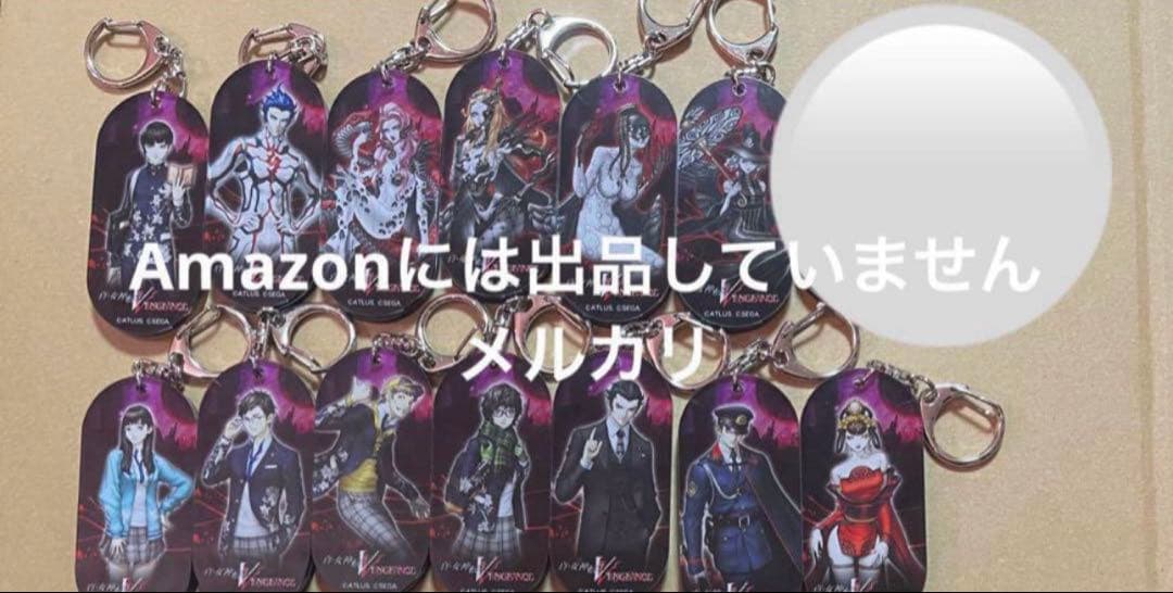 真・女神転生V Vengeance ホログラムステッカー　アクリルキーホルダー