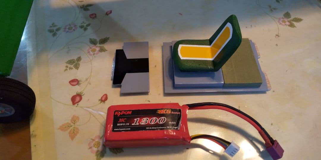 ラジコン飛行機　自作機　受信機付き