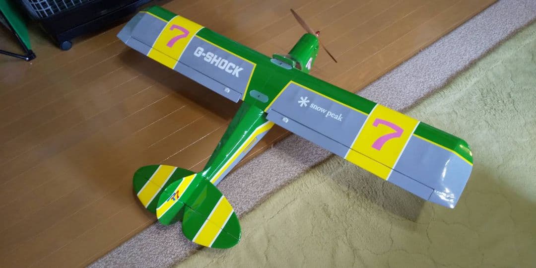 ラジコン飛行機　自作機　受信機付き