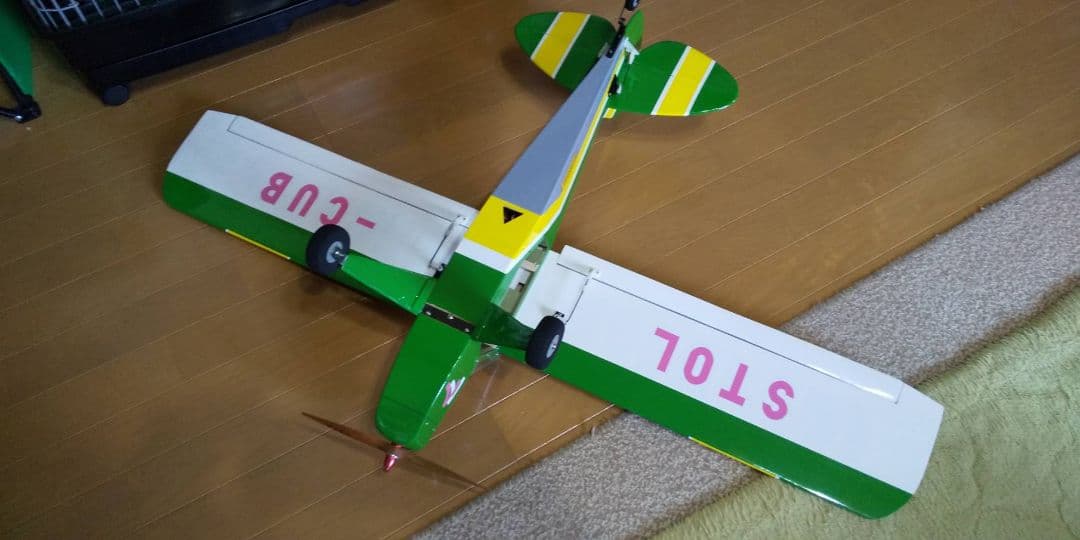 ラジコン飛行機　自作機　受信機付き