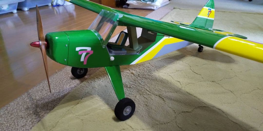 ラジコン飛行機　自作機　受信機付き