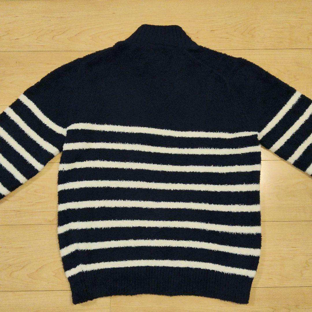 Mサイズ 美品【SINA COVA】シナコバ ハーフジップ ニットセーター