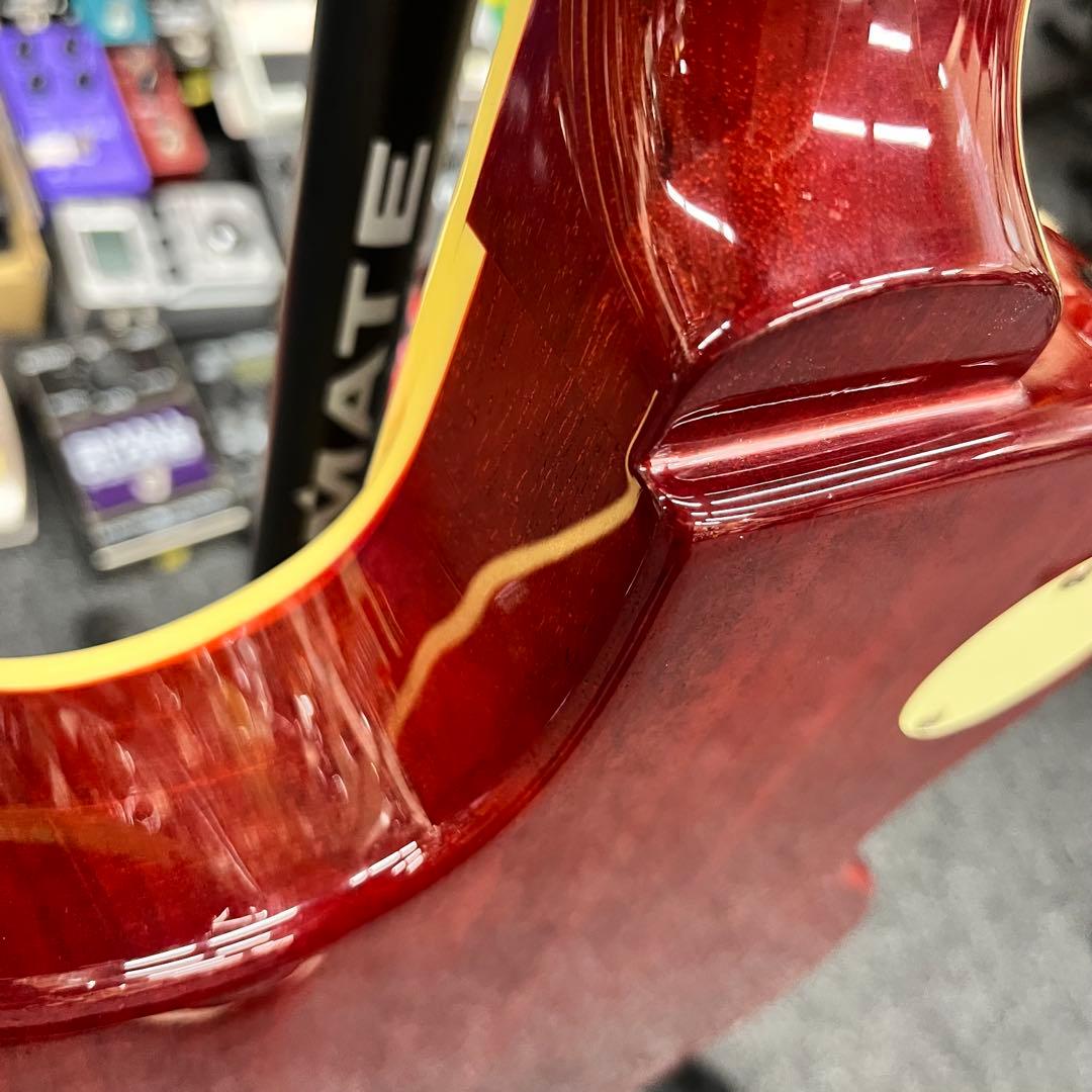 【11199】Bacchus BLS-700QM レスポール モデルレッド