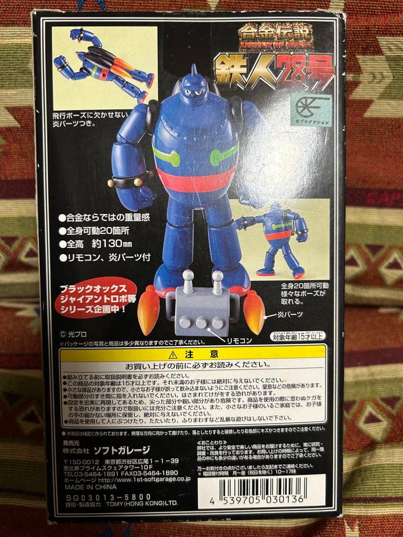 合金伝説★鉄人28号 横山光輝作画生活45周年記念 ソフトガレージ 超合金