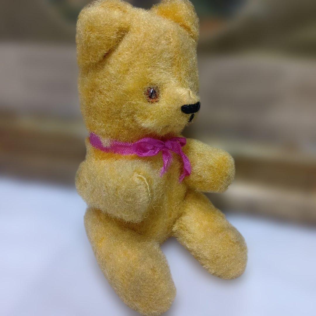 ♥フランスからやって小ぶりな可愛い　アンティーク　テディベア♥