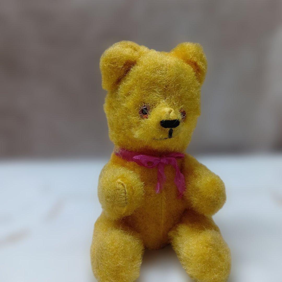 ♥フランスからやって小ぶりな可愛い　アンティーク　テディベア♥