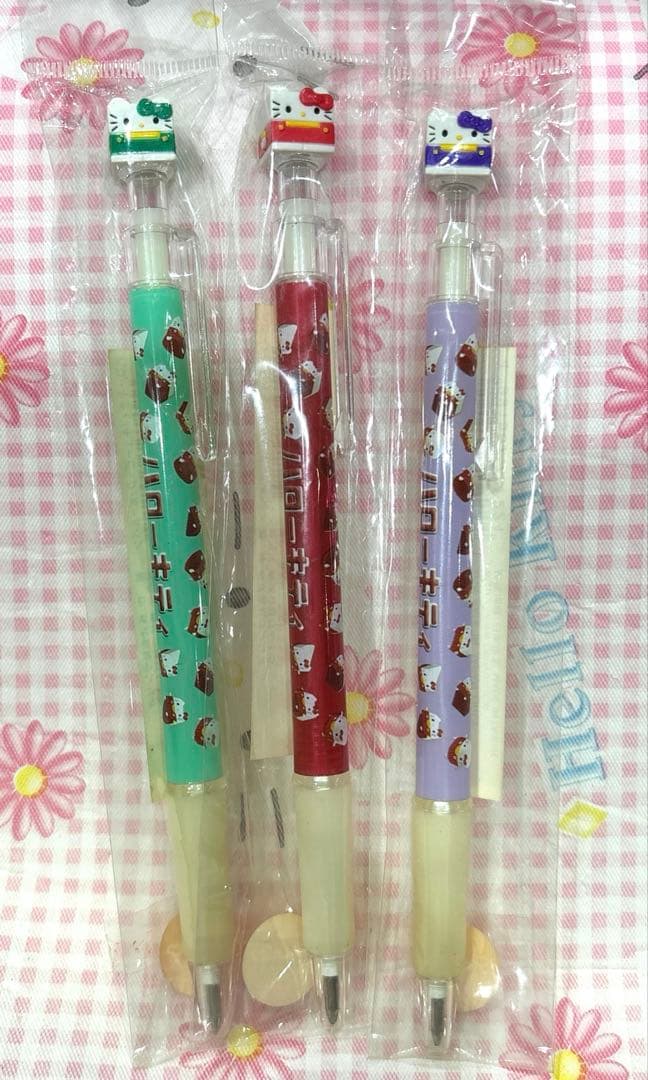 キティ　キュービック　ボールペン
