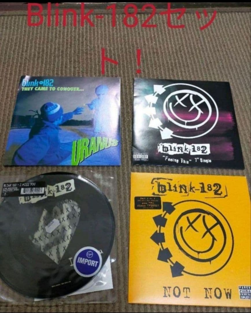 【7inch】Blink-182 4枚セット！ ブリンク182 まとめ売り