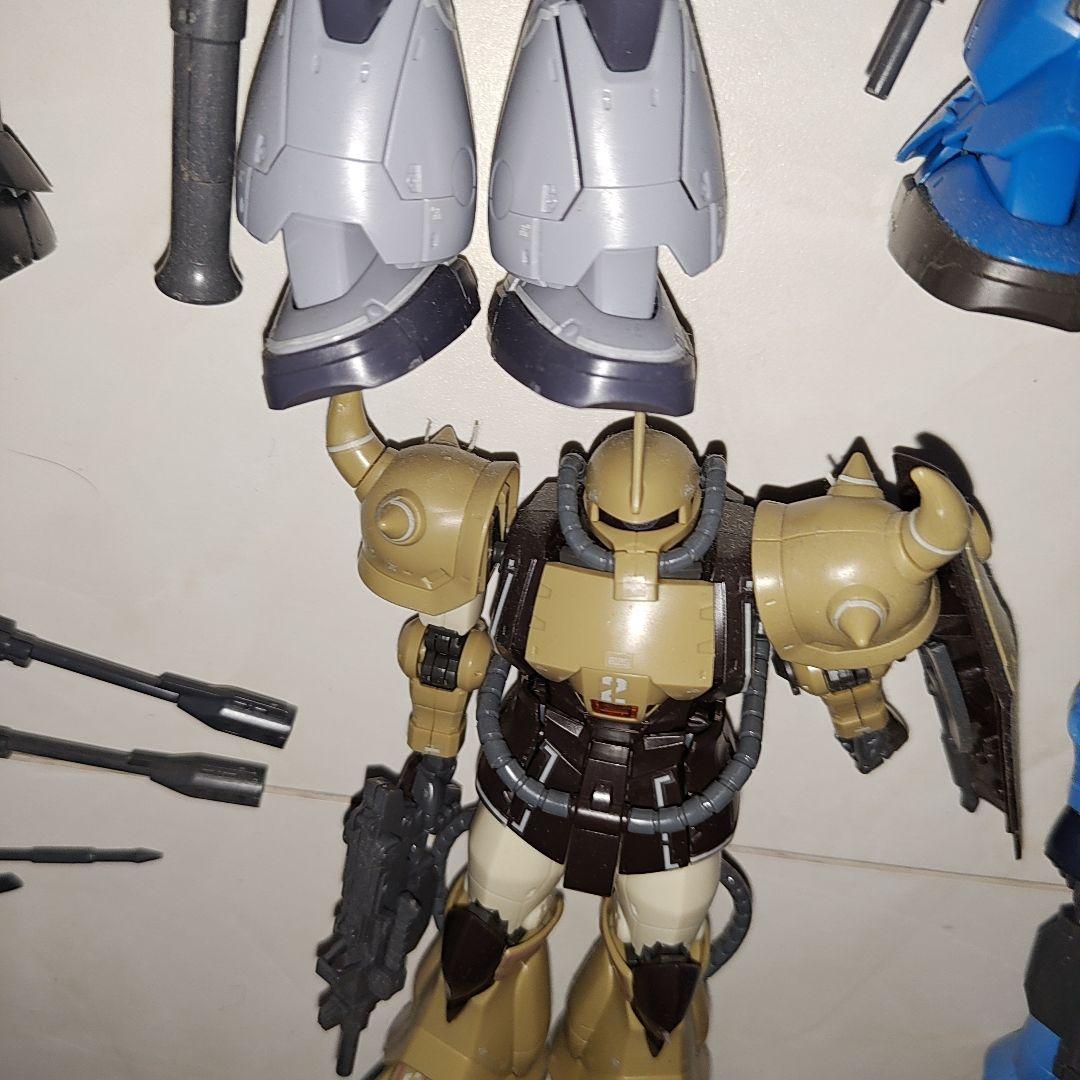 HG ガンダムTHE ORIGIN ザクⅠ ザクⅡ グフ 完成品　ジャンク扱い