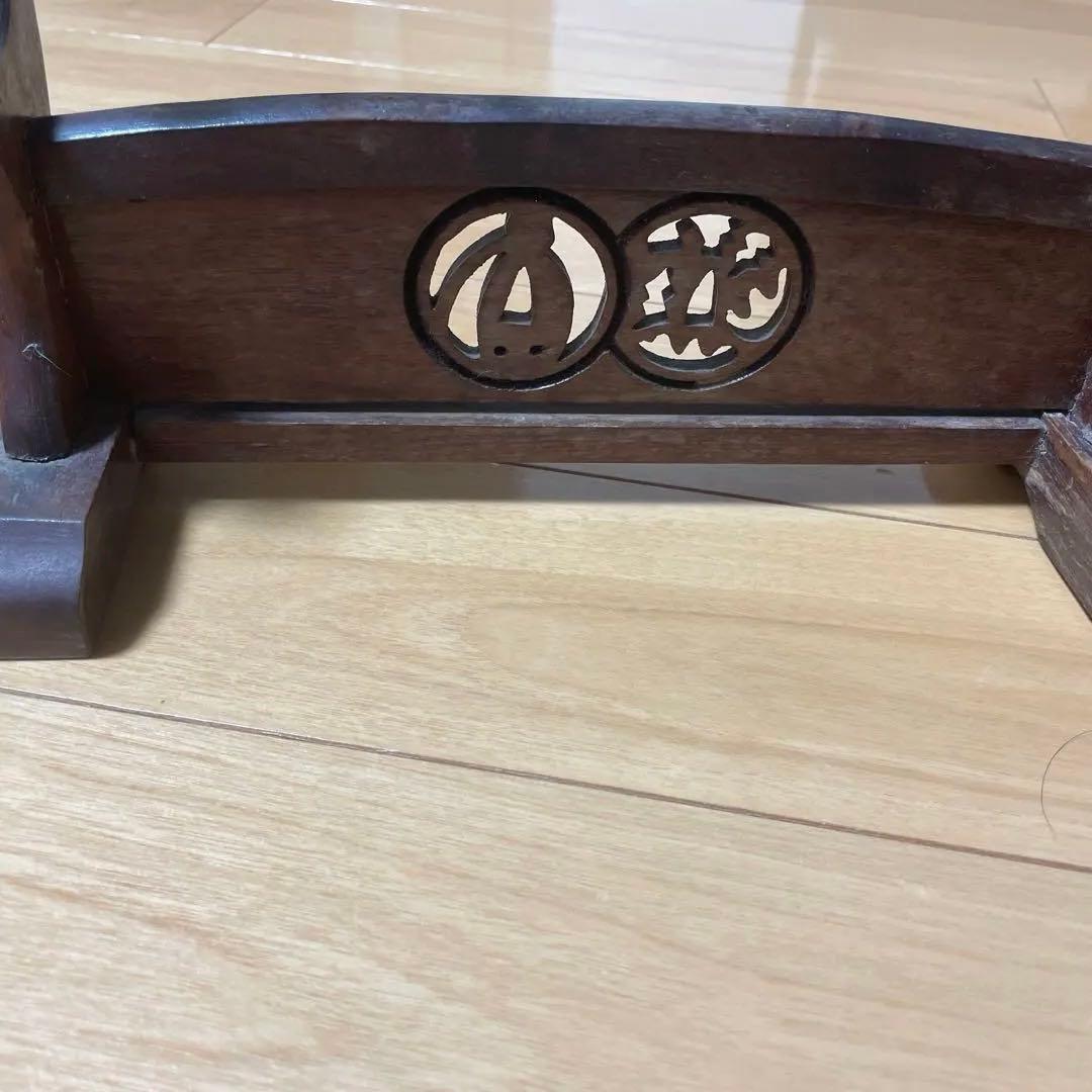 兜割 鉄　刀　鋲　刀掛付き