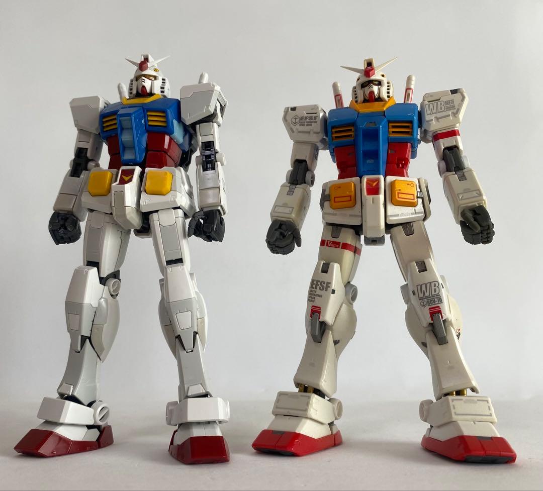 ガンダム【２体セット】スーパーハイコンプロ！RG！アムロ！カツ！レツ！キッカ！