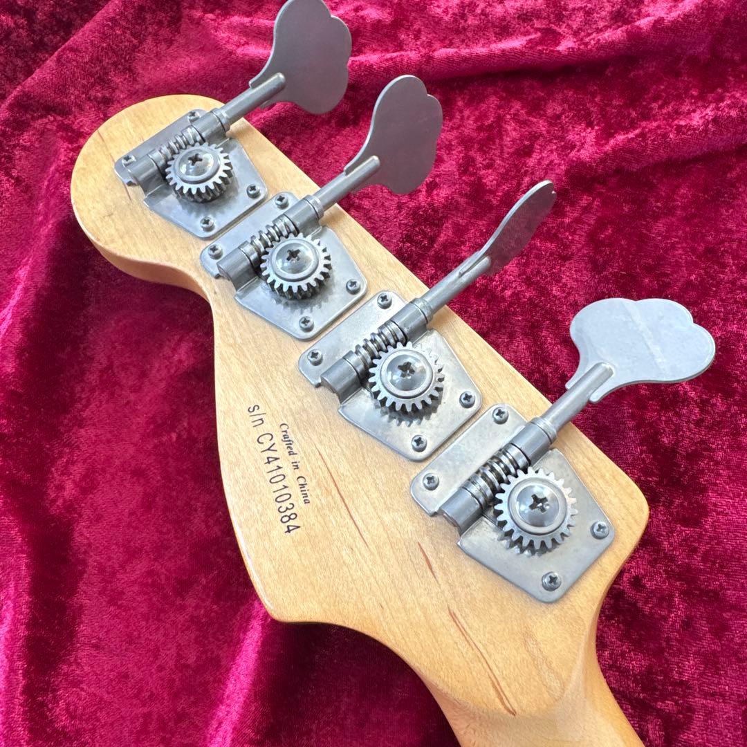 メンテ済 Squier by Fender PRECISION BASS RED