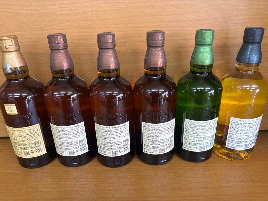n*o様 定価スタート！山崎12年・山崎・白州・知多 6本セット