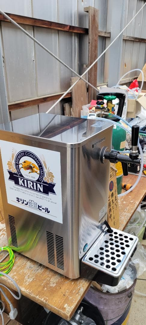 即使用可能美品ホシザキビールサーバーT20SA-SU　キリン洗浄樽セット