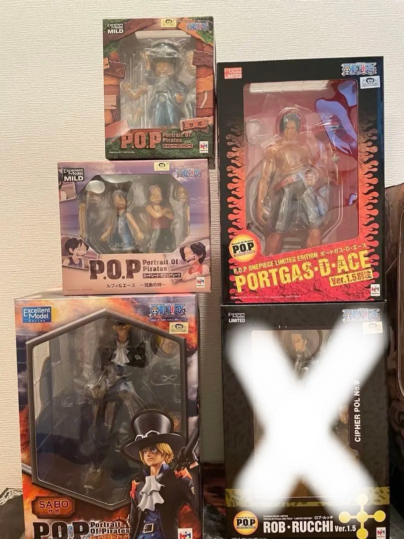 ①ONEPIECE pop フィギュアセット売り