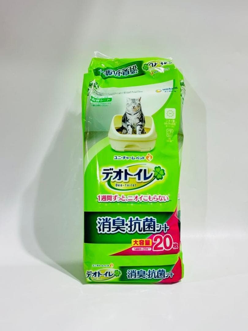 デオトイレ　消臭抗菌サンド 4L×4袋・消臭抗菌シート 20枚×3袋60枚 猫砂