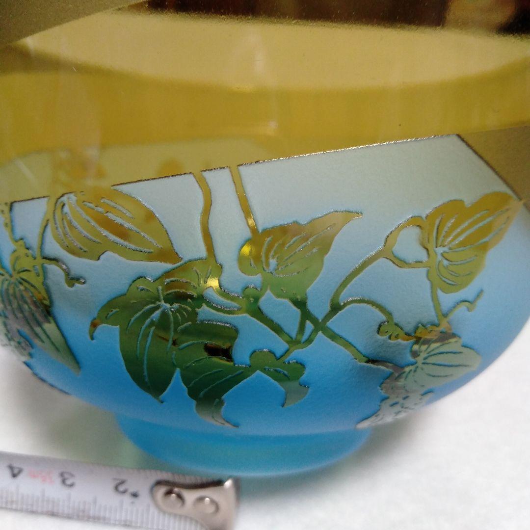 硝子のお抹茶碗