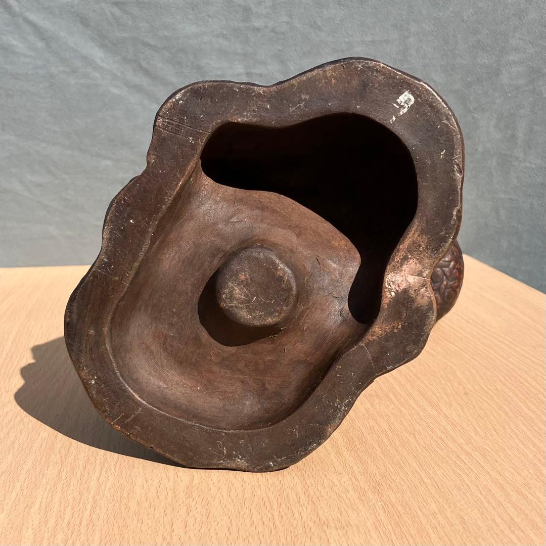 備前焼 二宮金次郎像 置物 高さ33cm