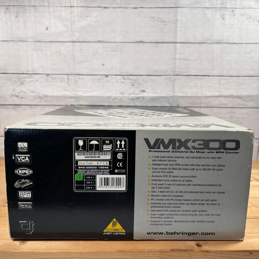 【商品名】 Behringer VMX300 DJミキサー　メンテ、動作確認済み