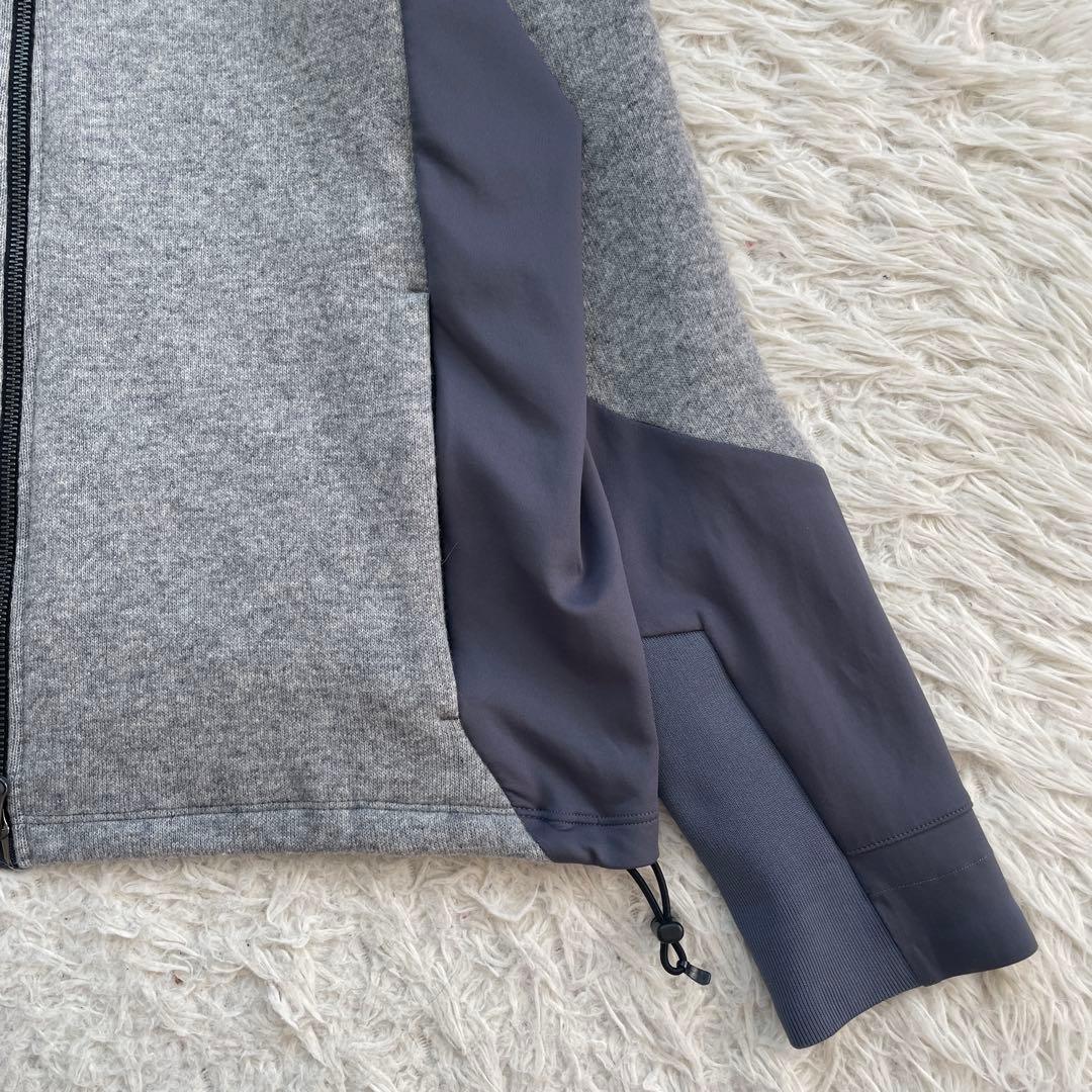 美品　GREYSON 長袖　マルチカラー　ジップ　フリース