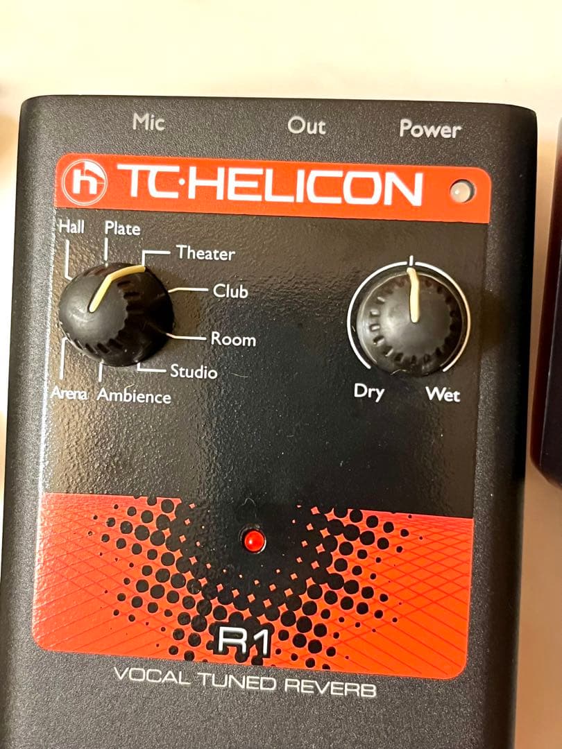 ボーカル用コンパクトエフェクター リバーブVoiceTone R1 ユーズド美品