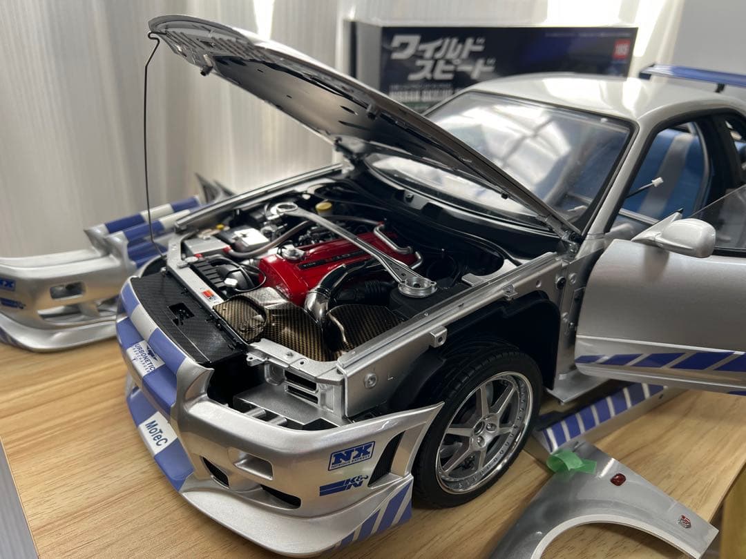 デアゴスティーニワイルドスピードGT-R(R34)