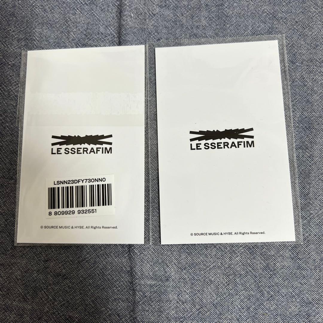 LE SSERAFIM ルセラ UNFORGIVEN 購入特典トレカ チェウォン