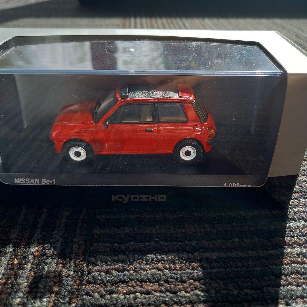 KYOSHO NISSAN Be-1 レッド ミニカー 1/43